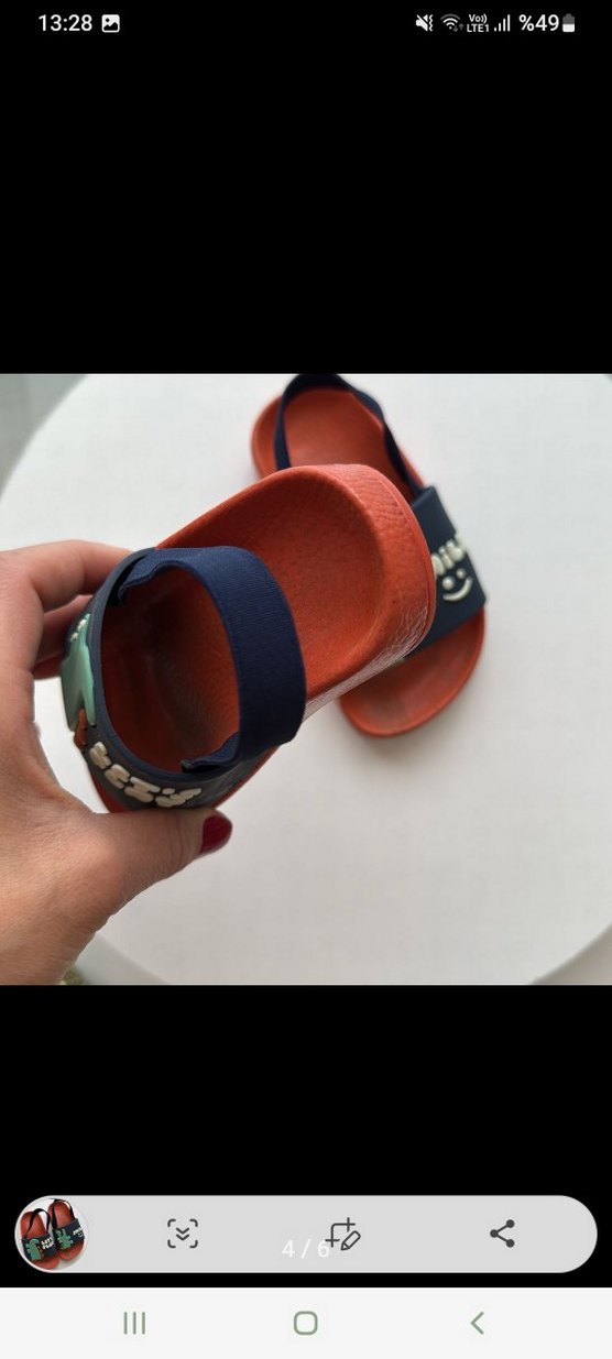 Erkek Bebek Sandalet Terlik - Görsel 2