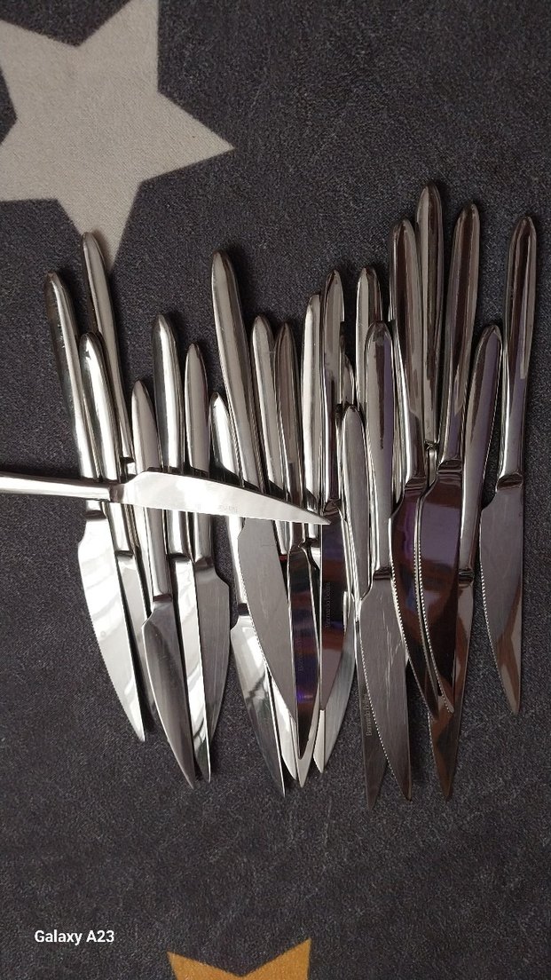 Gri Paslanmaz Çelik Bıçak Seti - Görsel 3