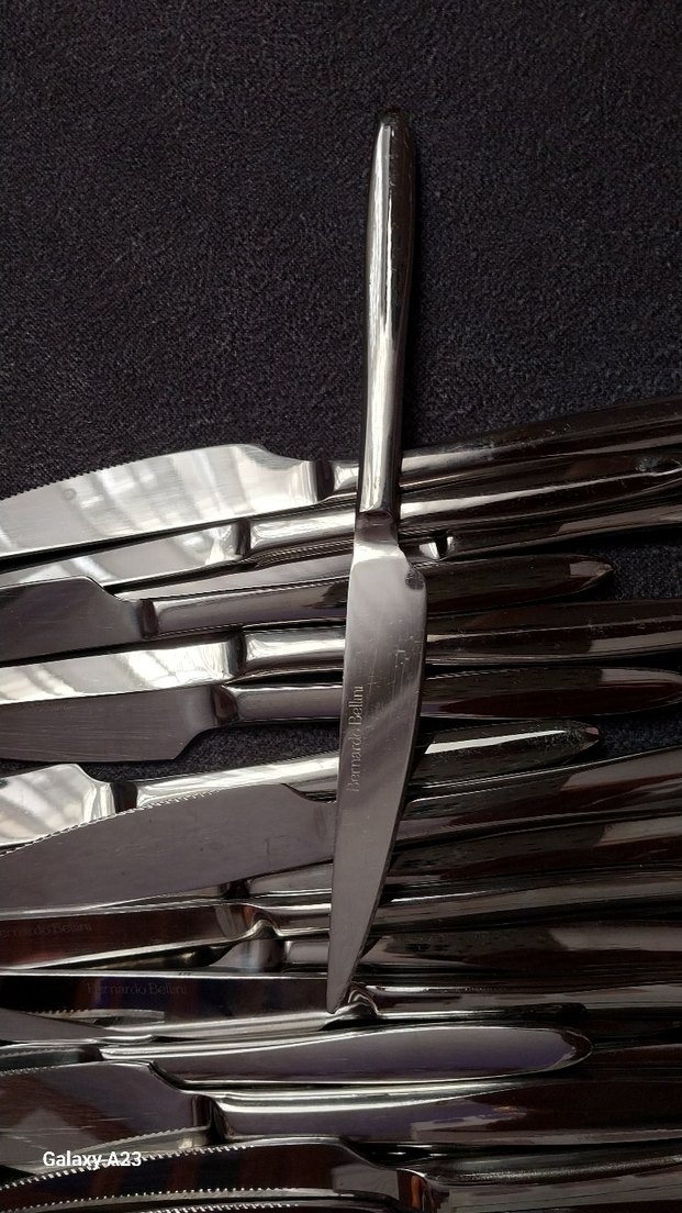 Gri Paslanmaz Çelik Bıçak Seti - Görsel 4