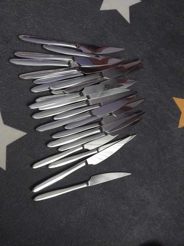 Gri Paslanmaz Çelik Bıçak Seti - Görsel 2