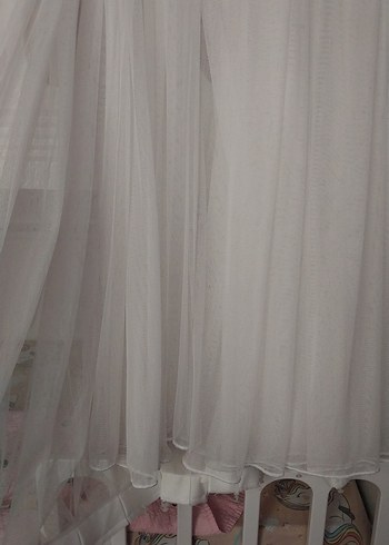 Nakışlı Beyaz Bohem Perde - Görsel 4