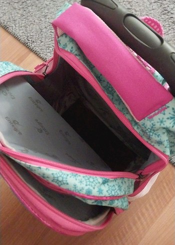 Pembe Pastel Çekçekli Çocuk Okul Çantası - Görsel 5