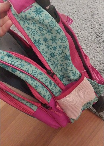 Pembe Pastel Çekçekli Çocuk Okul Çantası - Görsel 3