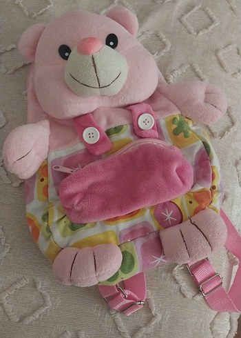 Pembe Pastel Çekçekli Çocuk Okul Çantası - Görsel 8