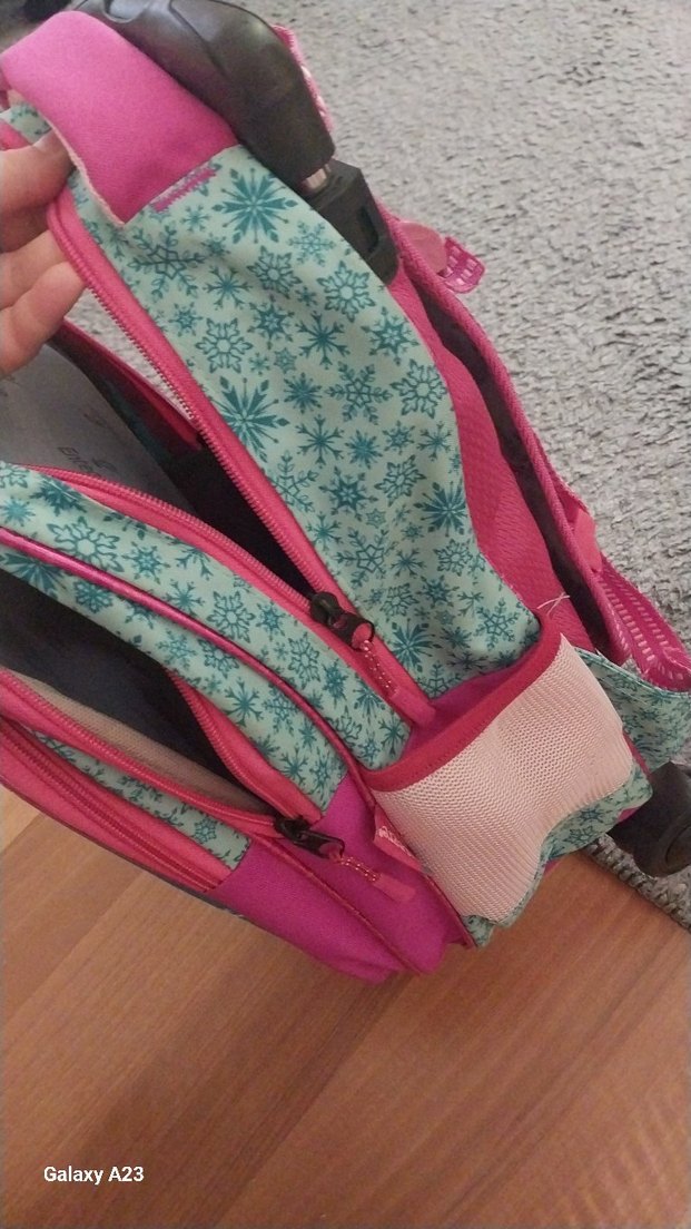 Pembe Pastel Çekçekli Çocuk Okul Çantası - Görsel 3