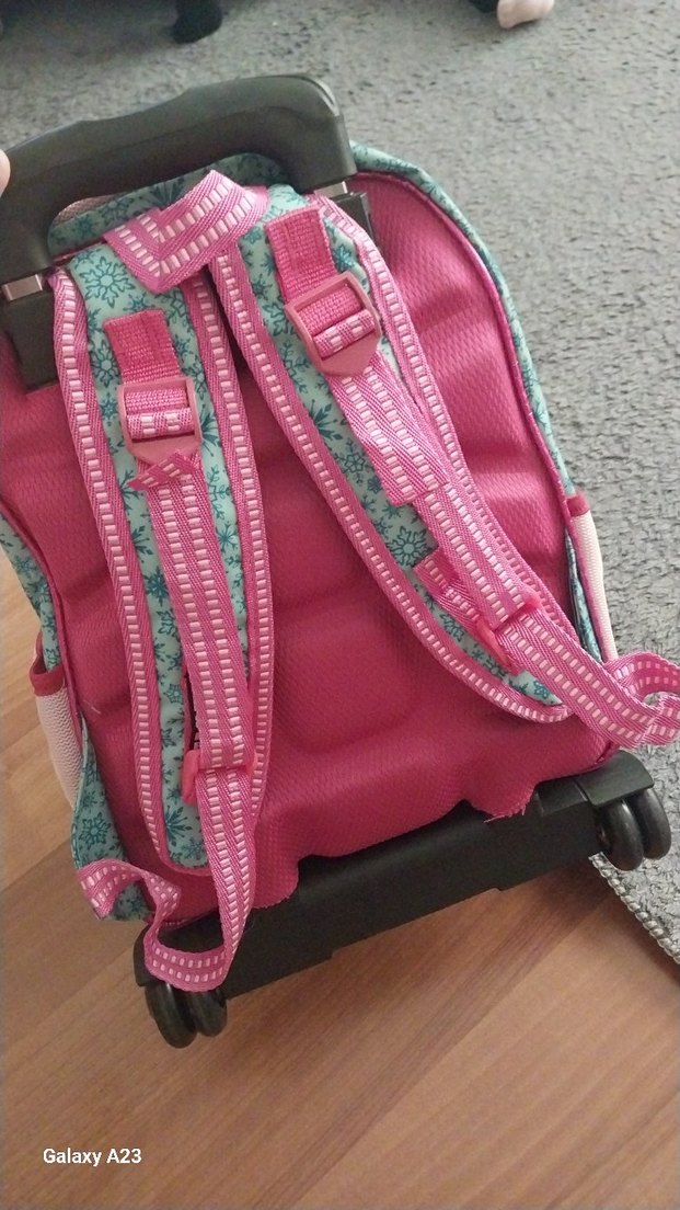 Pembe Pastel Çekçekli Çocuk Okul Çantası - Görsel 4