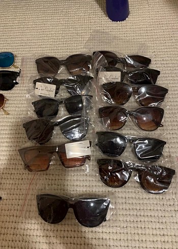 Renkli Vintage Kadın Güneş Gözlükleri - Görsel 6