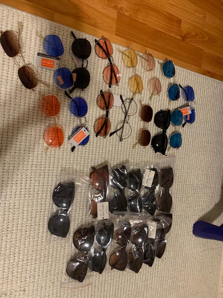 Renkli Vintage Kadın Güneş Gözlükleri - Görsel 2