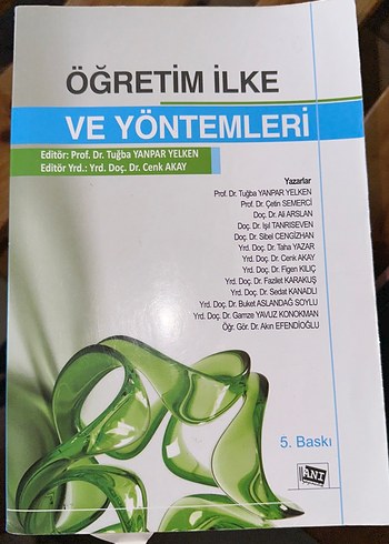 Öğretim İlke ve Yöntemleri 5. Baskı