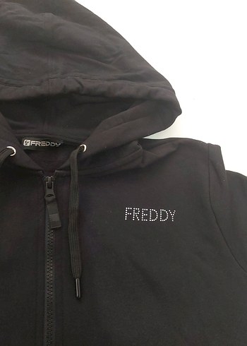 freddy marka 0 Fermuarlı Kapüşonlu Sweatshirt - Görsel 4