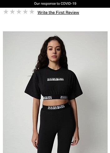 Napapijri crop tshirt