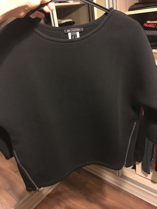Mango MANGO YANLARI FERMUARLI SWEAT 