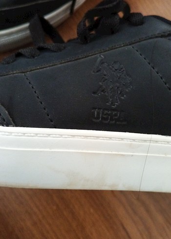 39 Beden US POLO Siyah Bağcıklı Kadın Spor Ayakkabı