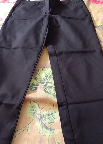 Siyah Kadın Ofis Kumaş Pantolon - Görsel 3