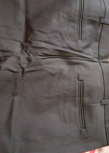 Siyah Kadın Ofis Kumaş Pantolon - Görsel 5