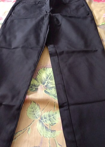 Siyah Kadın Ofis Kumaş Pantolon - Görsel 2