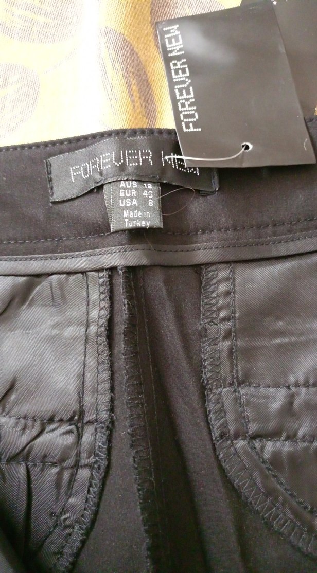 Siyah Kadın Ofis Kumaş Pantolon - Görsel 4