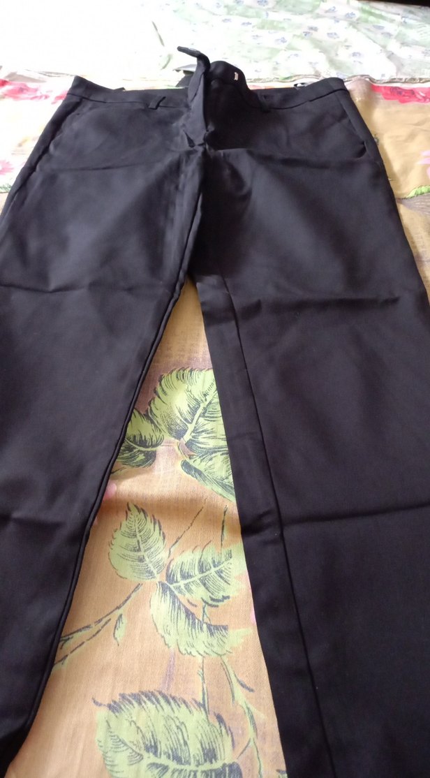 Siyah Kadın Ofis Kumaş Pantolon - Görsel 3