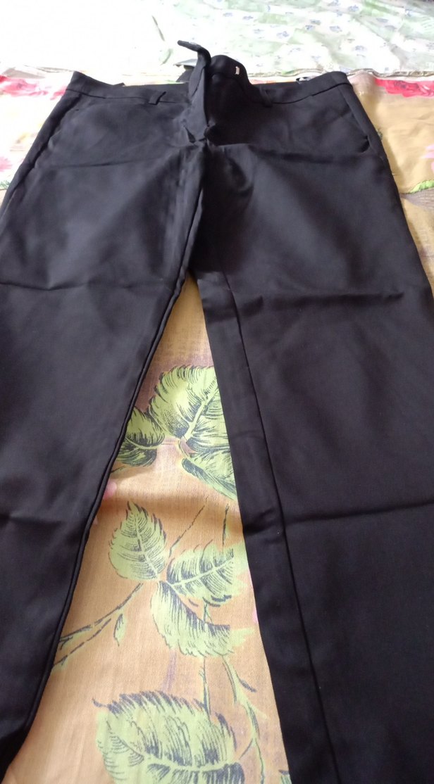 Siyah Kadın Ofis Kumaş Pantolon - Görsel 2