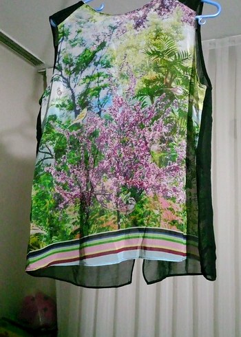 Bohem Çok Renkli askılı   Bluz - Görsel 2