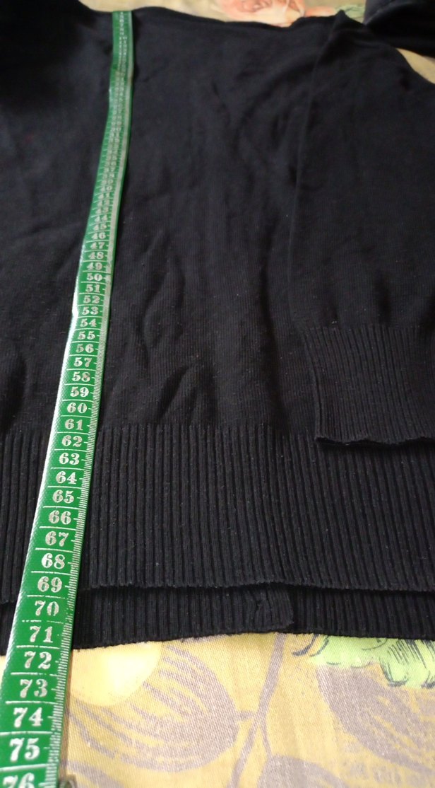 Siyah Düğmeli Midi Kadın Hırka - Görsel 3