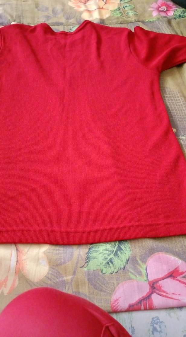 Kırmızı Kısa Kollu Tişört - Görsel 2