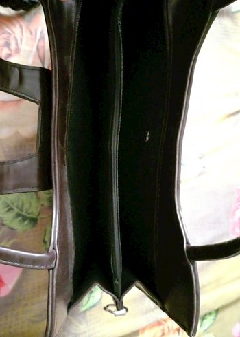 Kahverengi Deri Kadın Omuz Çantası - Görsel 4