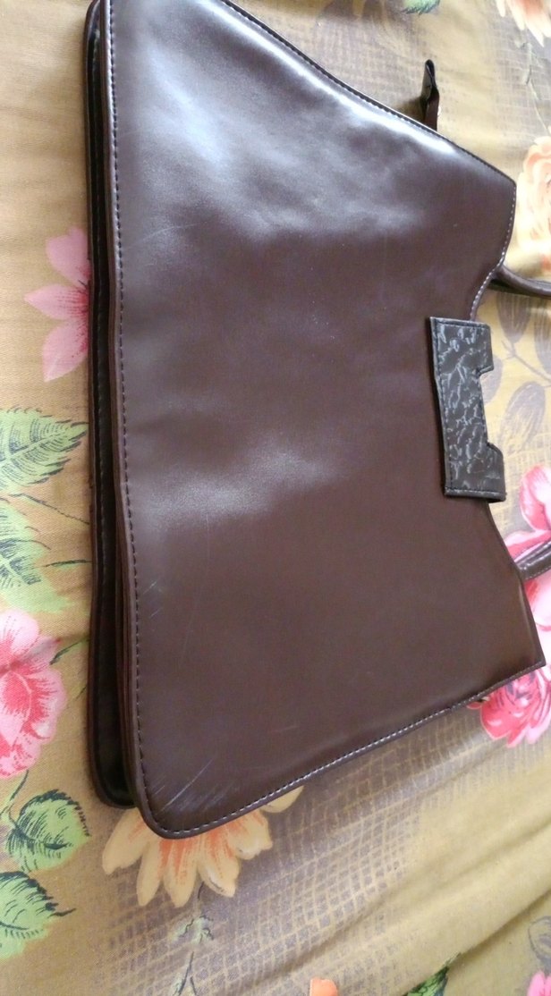 Kahverengi Deri Kadın Omuz Çantası - Görsel 3