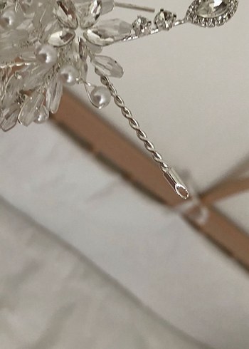 Diğer Beyaz Boncuklu Cam Saç Aksesuarı