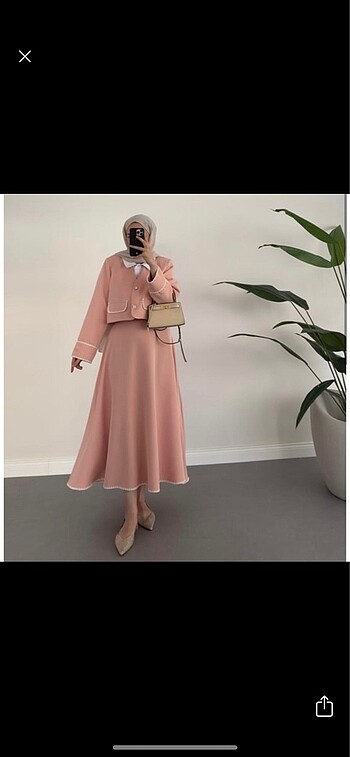 Modest ceketli takım
