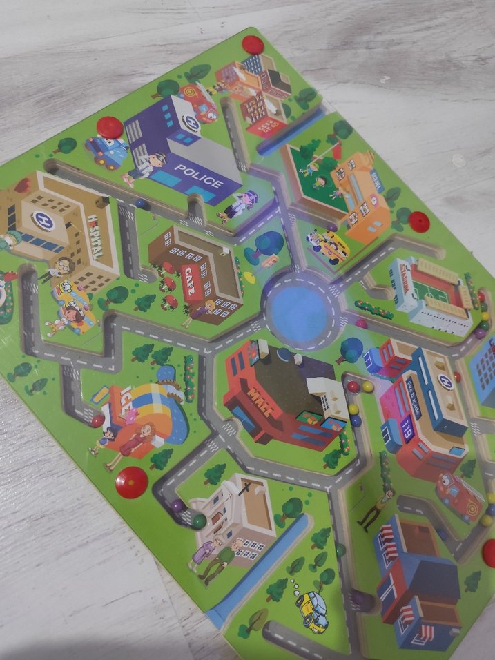 Ahşap Bulmaca Oyunu - Çok Renkli Eğitim Seti - Görsel 2