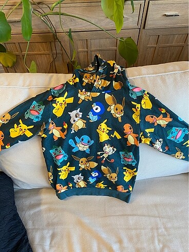 H&M Pokemon Kapşonlu Sweat