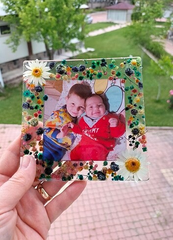 Epoksi mini fotoğraf çerçevesi