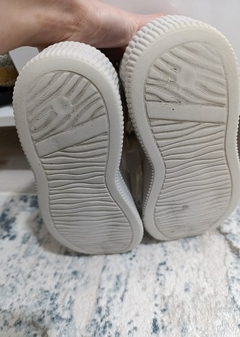 Beyaz Platform Topuklu Kadın Spor Ayakkabı - Görsel 3