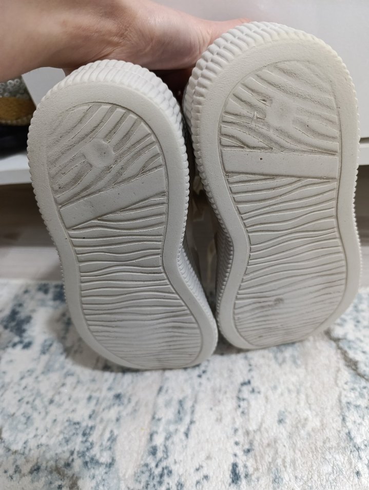 Beyaz Platform Topuklu Kadın Spor Ayakkabı - Görsel 3