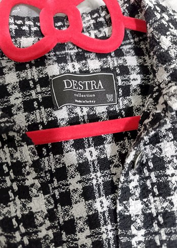 Gri Ekose Desenli Uzun Kollu Kadın Gömlek - Görsel 4