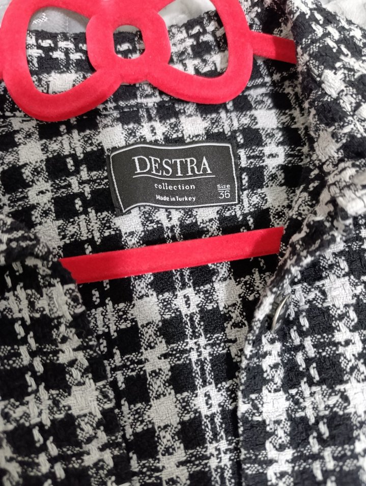 Gri Ekose Desenli Uzun Kollu Kadın Gömlek - Görsel 4