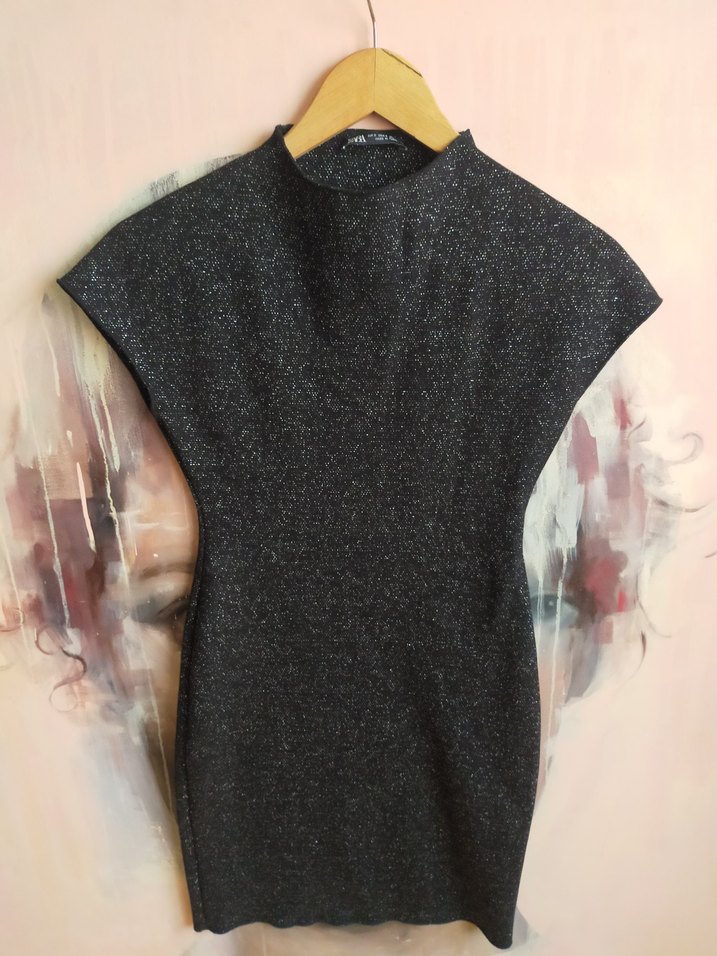 zara simli elbise - Görsel 4