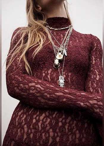 Bohem Zincir Detaylı Uzun Kadın Kolye - Görsel 5