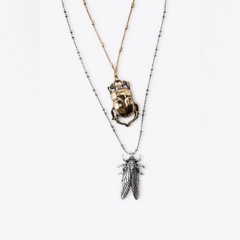 Bohem Zincir Detaylı Uzun Kadın Kolye - Görsel 2