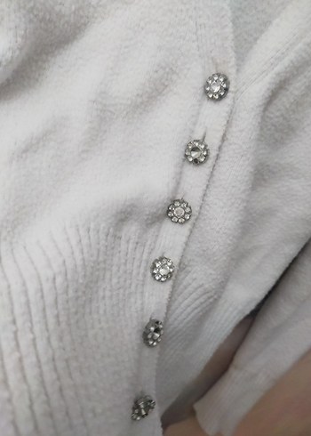 zara taşlı hırka - Görsel 6