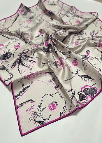 Silkhome twill ipek eşarp