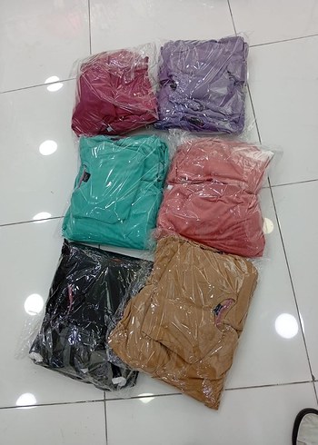 Kız Çocuk Fiyonklu Sweatshirt ve Eşofman