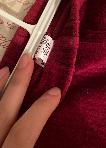 Kız bebek kadife tayt - Görsel 3