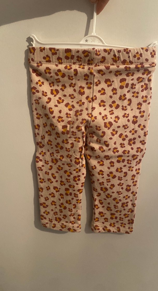 Kız Çocuk Kahverengi Desenli tayt - Görsel 2