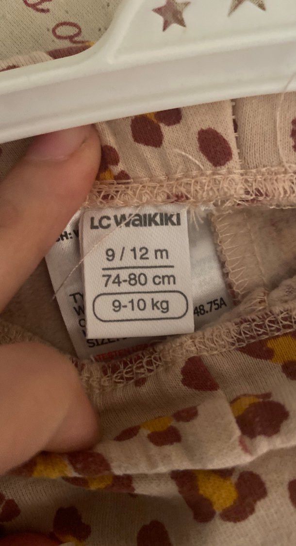 Kız Çocuk Kahverengi Desenli tayt - Görsel 3