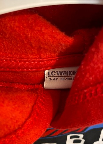 Kırmızı Kapüşonlu Erkek Çocuk Sweatshirt - Görsel 3