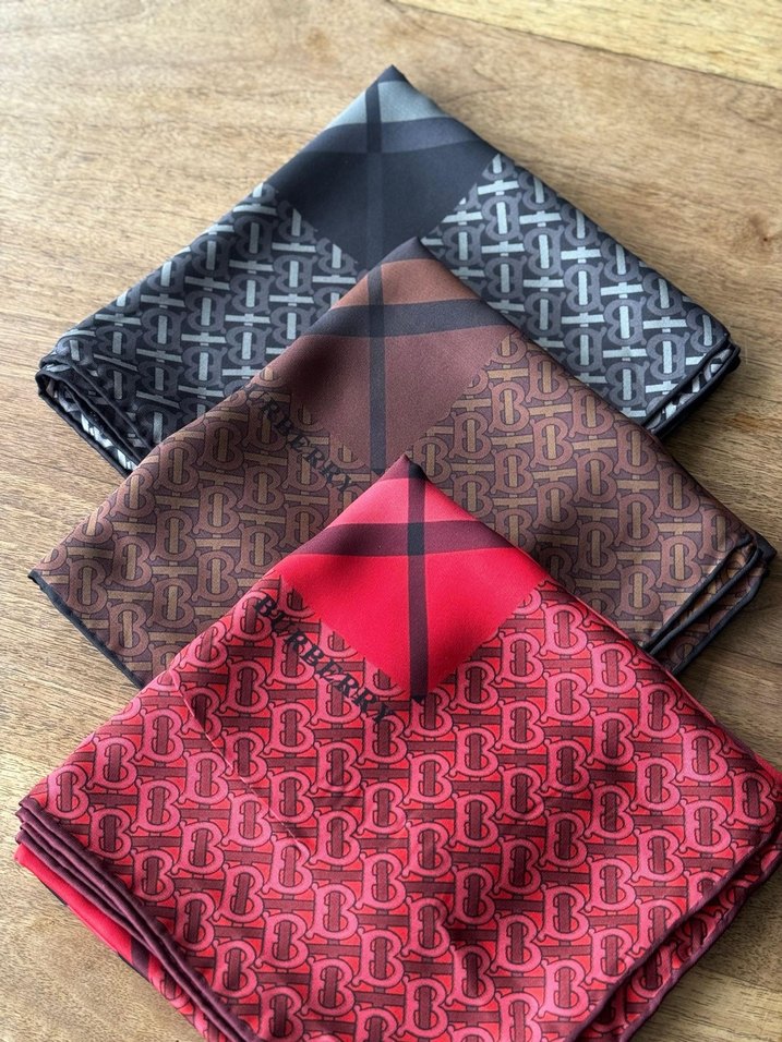 Kadık twill ipek eşarp - Görsel 2