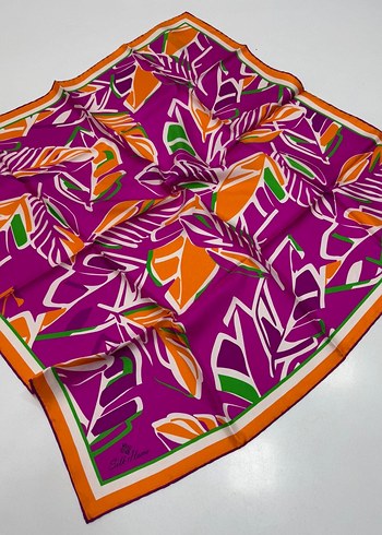 Silkhome twill ipek eşarp - Görsel 3