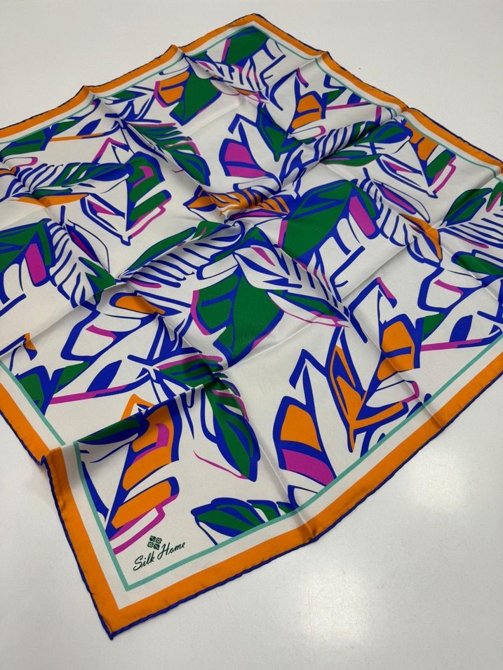 Silkhome twill ipek eşarp - Görsel 4